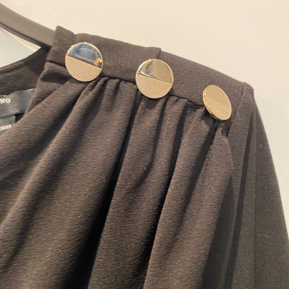 Guess by Marciano ruched mini dress , black , size Sm , EUC - Picture 4 of 9